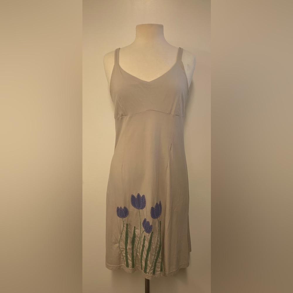 Vintage synergy organic tulip mini dress.